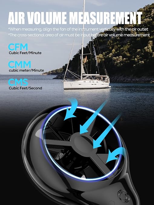 H12 Digital Anemometer Handheld Wind Speed Meter - Image 4