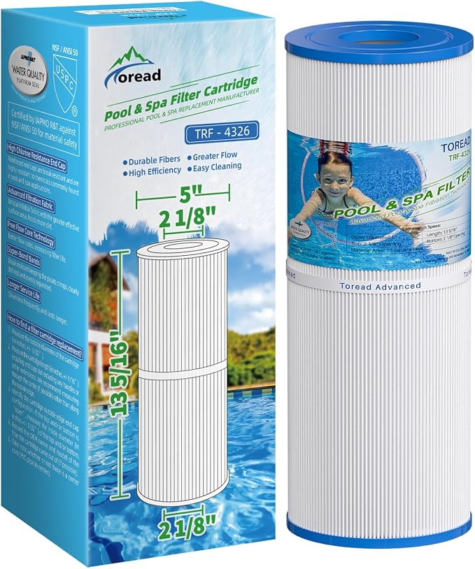 TOREAD Replacement for Spa Filter PRB25-IN, Unicel C-4326, Filbur FC-2375 by TOREAD