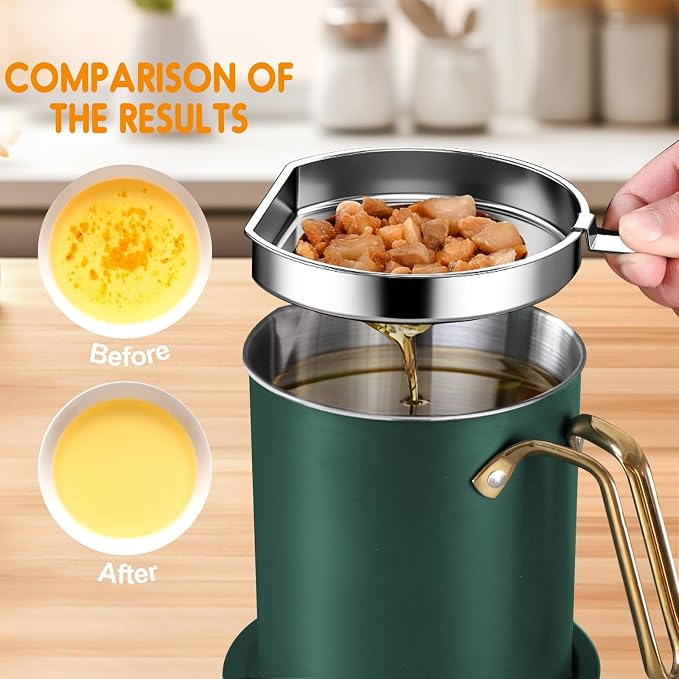 Chihee Stainless Steel Bacon Grease Saver - Image 3