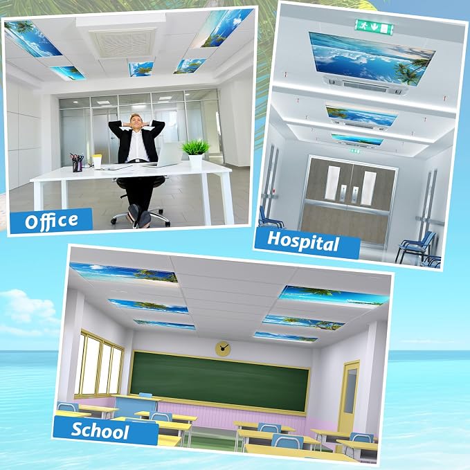 8 Pcs Fluorescent Light Covers - Image 5