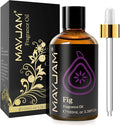 MAYJAM 100ML/3.38FL.OZ Fig Fragrance Oils with Glass Dropper, Essential Oils for Diffusers for Home, Long Lasting Scented Oils for Diffusers Soap Candle Making