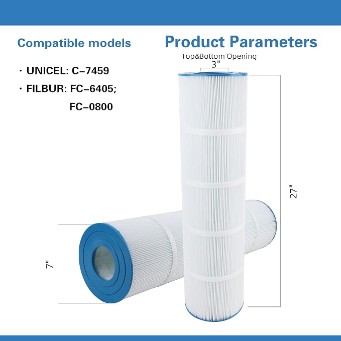 C-7459 Compatible with Jandy CL340, CV340 Filter Cartridge, Replaces Filbur - Image 2