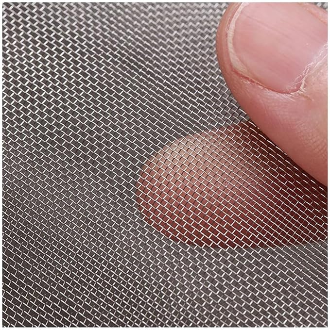 MRYBD 304 Stainless Steel Woven Wire Mesh Small 1mm Hole Fine Wire Mesh by Unknown