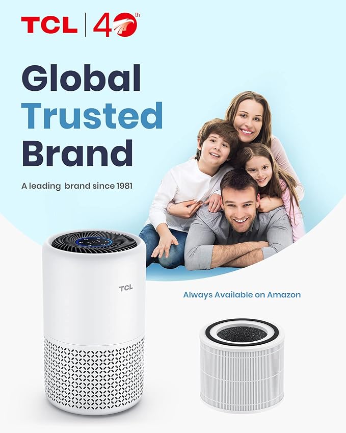 TCL Breeva A1C Air Purifier for Home, Auto Mode, 3-Stage filtration, H13 True - Image 2