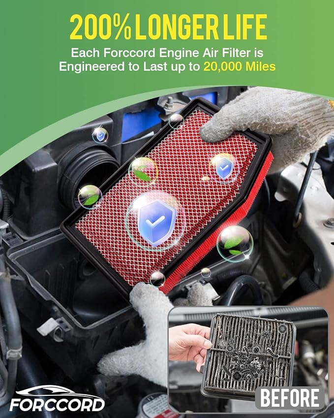 Cabin+Engine Air Filter Fit for Silverado 1500; Sierra 1500; Suburban; Tahoe - Image 5