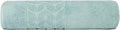 BAGNO MILANO Organic Turkish Cotton Bath Towels, Luxury Jacquard Collection, Certified Organic Highly Absorbent, Soft-Plush Towel Set (Mint, Bathsheet)