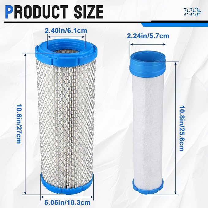 11013-7044 25 083 01 Air Filter & 11013-7045 2508304-S Pre Filter - Image 3