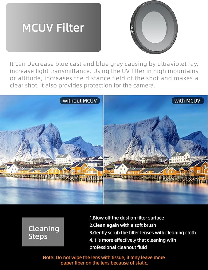 UV Filter Compatible with Insta360 GO Ultra Camera Accessories UV Protection - Image 6
