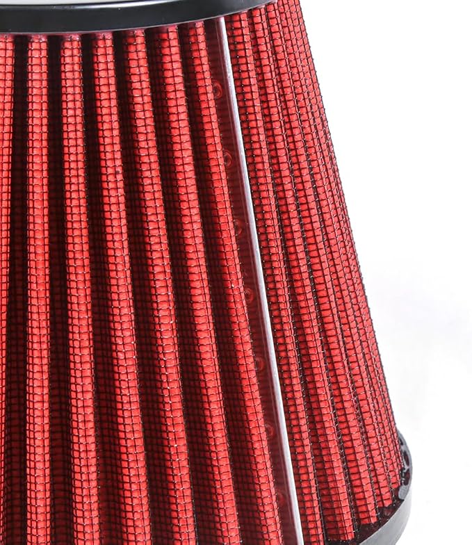 KYOSTAR Universal 6" High-Flow Air Filter, Reusable Cone Cold Air Intake - Image 9