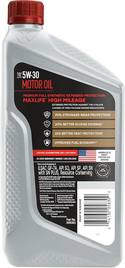 Valvoline Extended Protection High Mileage - Image 3