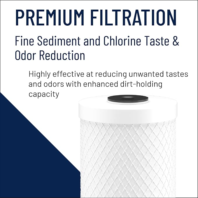 Pentair Pentek CBC-BB Big Blue Carbon Water Filter, Whole House Heavy Duty - Image 5