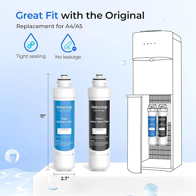 Waterdrop W281 Water Filters for Water Coolers, Replacement for Avalon® branded - Image 2