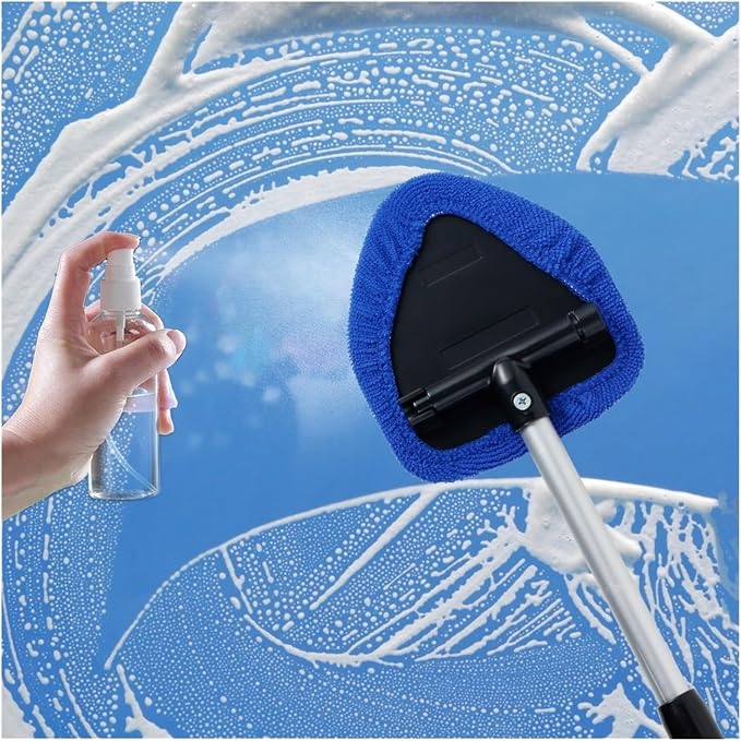 Compatible for Window Scraping Mist Eliminator Microfiber Car Cleaner - Image 7
