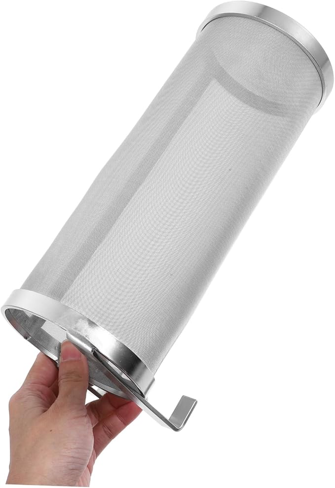 Stainless Steel Grain Brewing Filter Mesh Cylinder Portable Strainer - Image 3