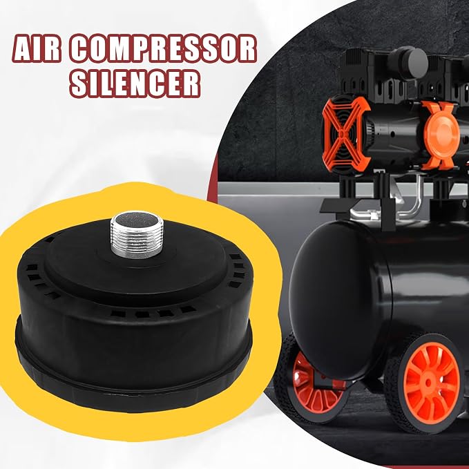 generic 1pcs 25mm/1Inch Air Compressor Noise Reducer Silencer Filter, Plastic - Image 5