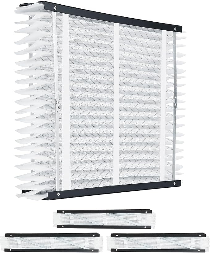 VEVOR 20x25x4 Furnace Air Filter, MERV 11 Pleated HVAC AC Replacement, - Image 9