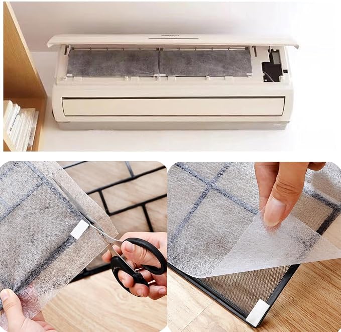 10 Pack Mini Split Air Conditioner Vent Filters Cover Anti-Dust Secondary Air - Image 4