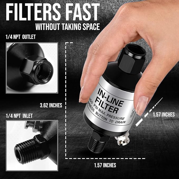 LE LEMATEC Air Compressor Water Separator - Image 5