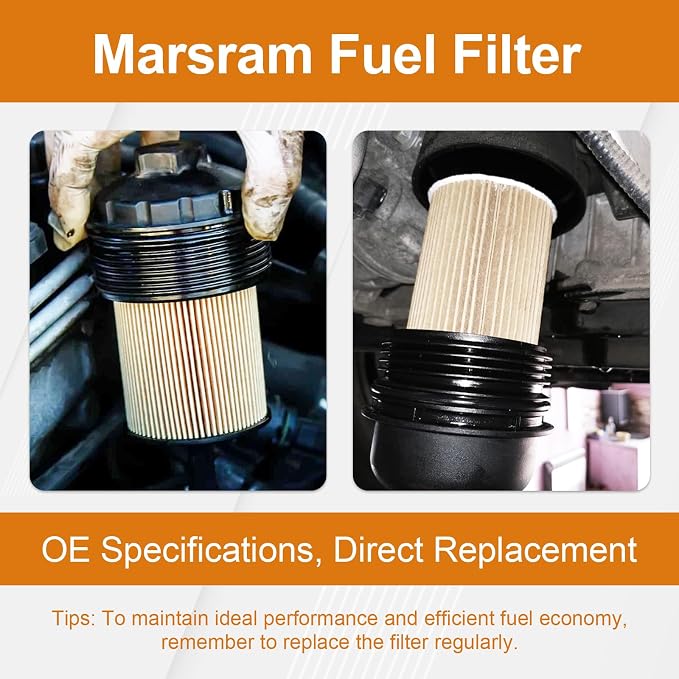 Marsram Fuel Filter for Ram 2500 3500 4500 5500 6.7 Cummins Diesel, Fuel - Image 7
