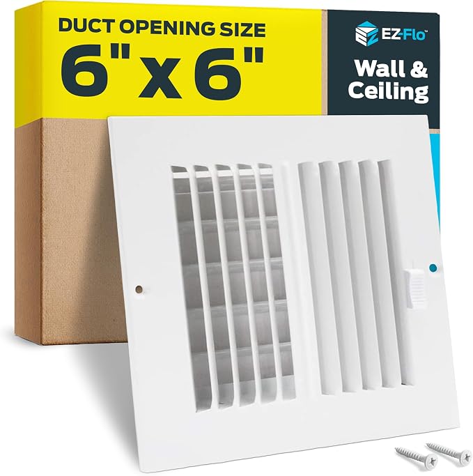 EZ-FLO 6 x 6 Inch Air Vent Cover by EZ-FLO