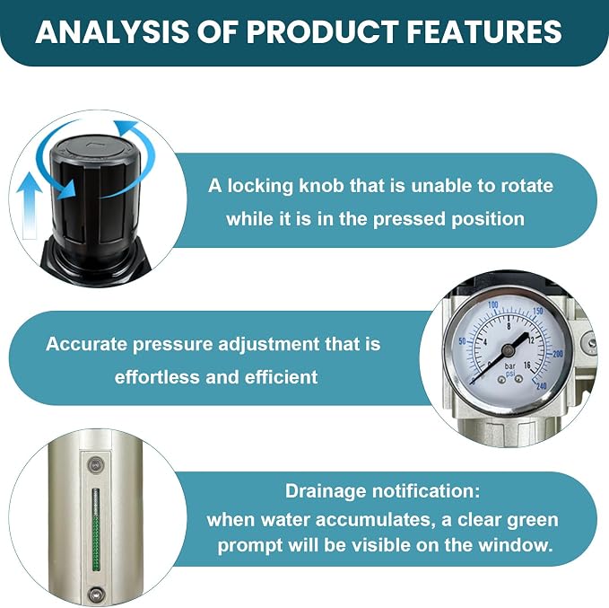 Upgraded 3/4" NPT Heavy Duty Industrial Grade 4 Stage Air Drying System - Image 2
