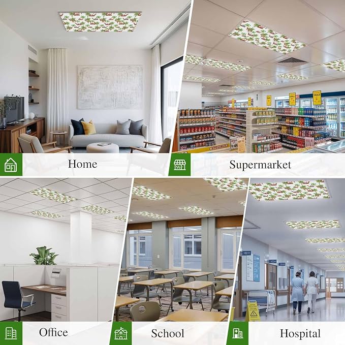 Fluorescent Light Covers for Ceiling Lights Deserts Camels Magnetic Light - Image 6