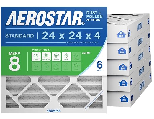 Aerostar 24x24x4 MERV 8 by AirFiltersDelivered
