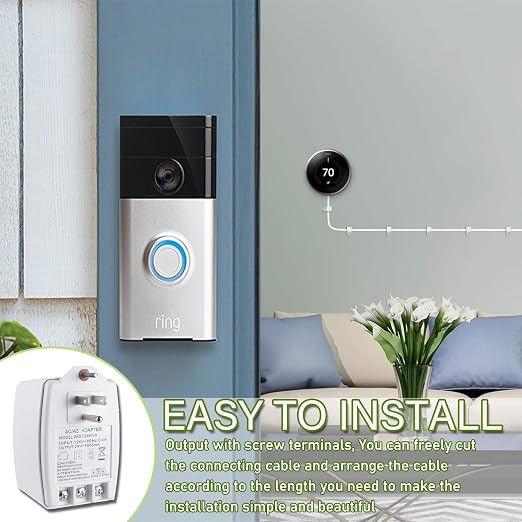 24V 40VA Plug in Thermostat and Doorbell Transformer Compatible - Image 5