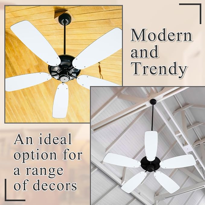5 Pack Replacement Fan Blades for 42"/52" Ceiling Fan Waterproof Blades - Image 4
