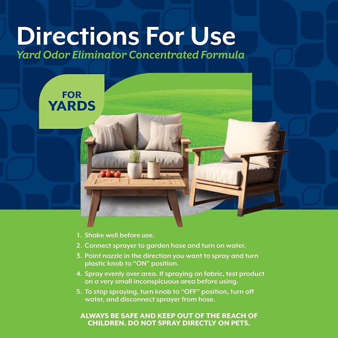 NaturVet – Yard Odor Eliminator – Eliminate Stool and Urine Odors from Lawn and - Image 6