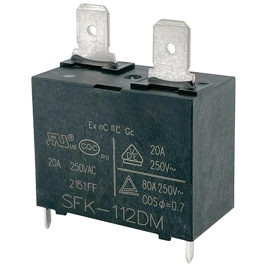 SFK-112DM Relay 12VDC 20A 250VAC 4-Pin Power Relay Compatible - Image 2