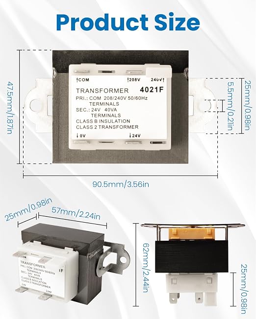 Klarlight 240V to 24V Transformer 0130M00138S, Compatible - Image 4
