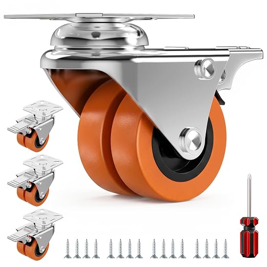2 Inch Double Caster Wheels by LPHYCaster