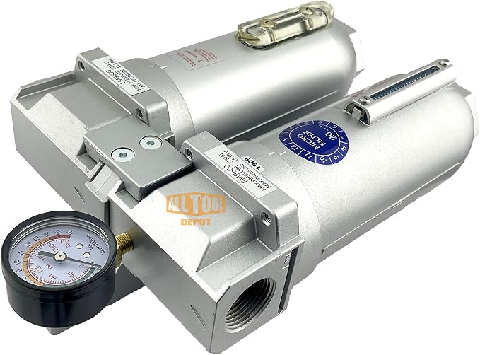 1" NPT SUPER DUTY Industrial Grade 2 Stages Coalescing Filter Desiccant Dryer - Image 5