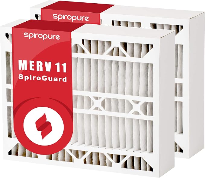 SpiroPure 16x26x5 White-Rodgers FR1400-100 Aftermarket Filters, MERV 11 by SpiroPure