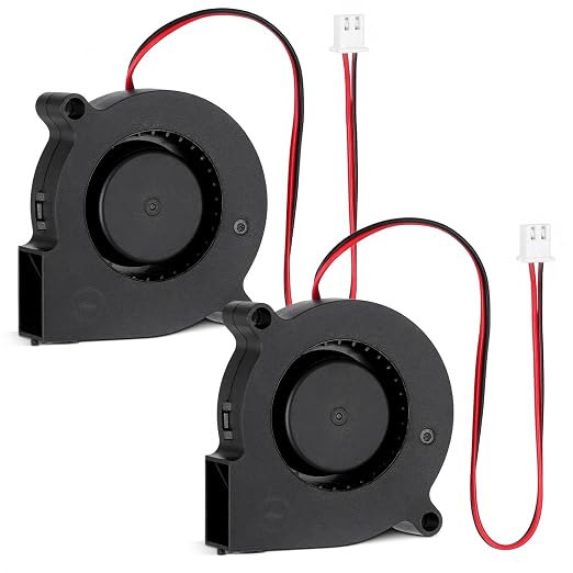 2 PCS 50mm X 15mm Blower Fan by Unknown