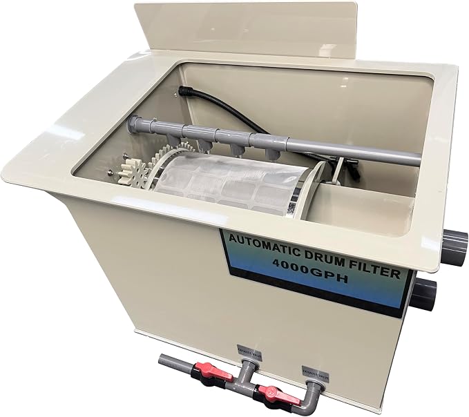 Rotary Drum Filter, Canister Filter, RDF Fully Automatic Water Self-Cleaning by elelife
