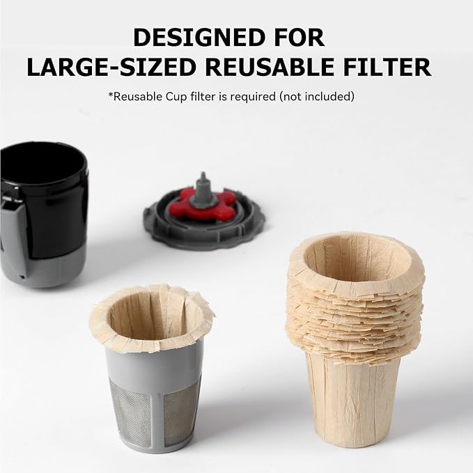 Disposable Coffee Filters for My K-Cup, Cuisinart SS-RFC and Other Large - Image 3