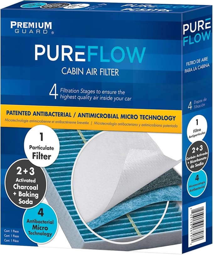 PUREFLOW PC99452X Cabin Air Filter | Fits 2021-2026 Nissan Rogue 1.5L; - Image 2