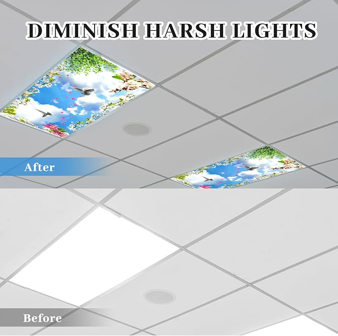 Patelai 4 x 2 Feet Fabric Fluorescent Light Cover - Image 3