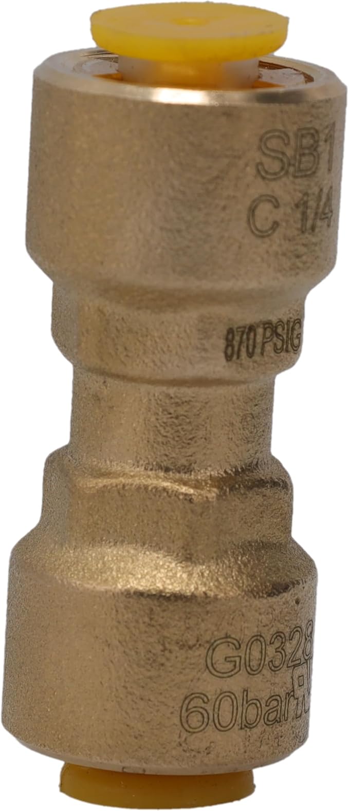 Supplying Demand SB1 1/4 Inch Quick Connect HVAC Brass Coupler Fitting - Image 7