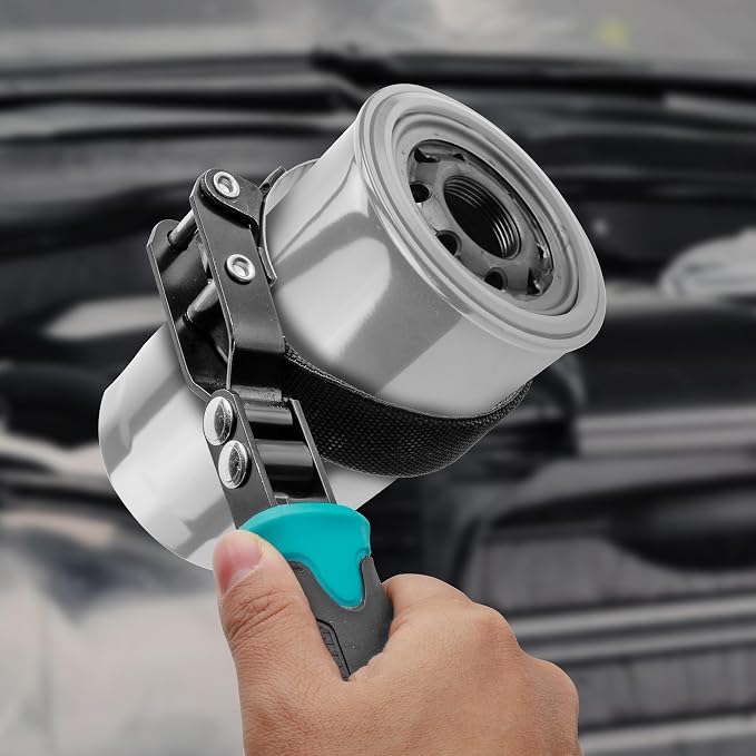 DURATECH Anti-Slip Small Swivel Oil Filter Wrench, Oil Filter Removal Tool Fits - Image 7