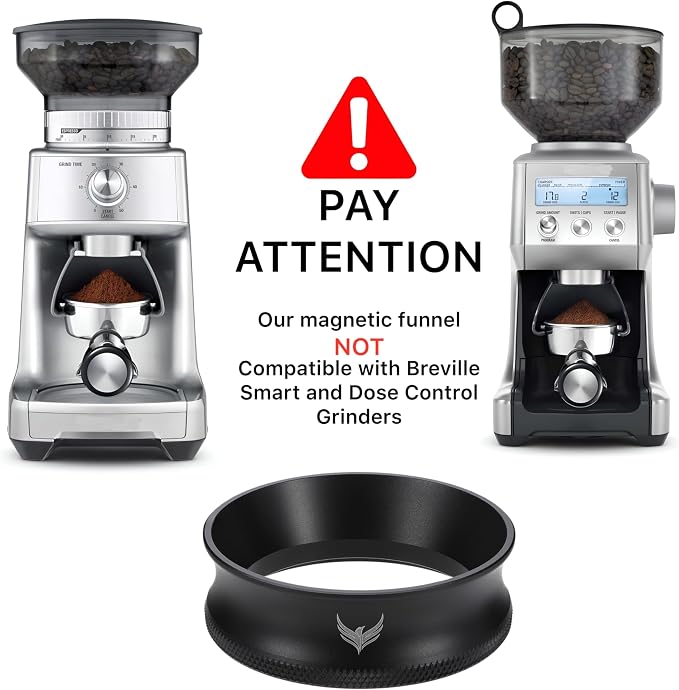 Magnetic 54mm Dosing Funnel & Espresso Puck Screen - Image 4