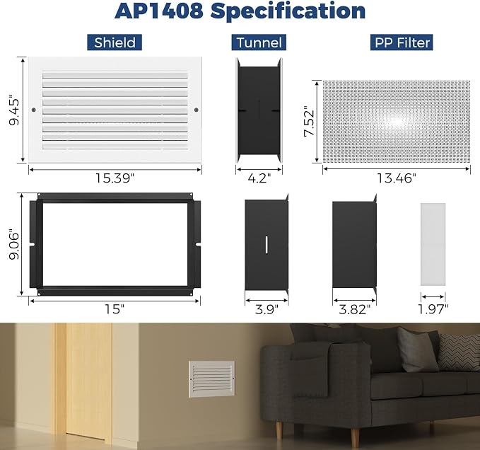 ALORAIR Wall Return Air Pathway Kit - Image 9