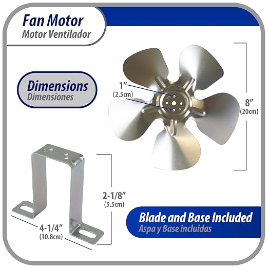 Appli Parts APFM-51E 5W Condenser and Evaporator Fan Motor 115V 60Hz 0.4A - Image 4