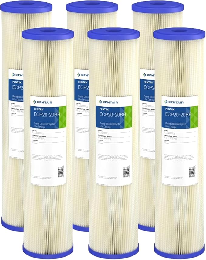 Pentair Pentek ECP20-20BB Big Blue Sediment Water Filter, Whole House Heavy by PENTAIRPENTEK