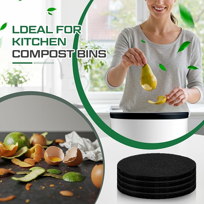 Pangda 4 Pack Oval-Shaped Charcoal Filters - Image 6
