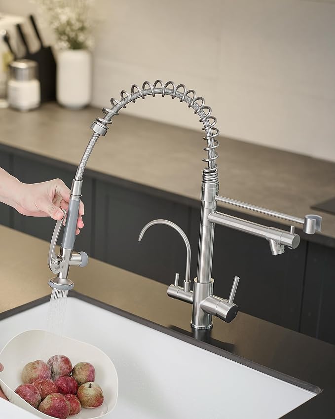 Fapully Commercial 3 Way Kitchen Faucets - Image 5