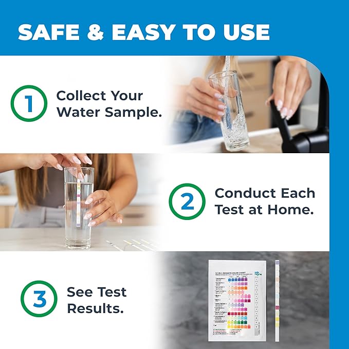 Safe Home® 12-in-1 Drinking Water Test Kit – DIY Testing - Image 3