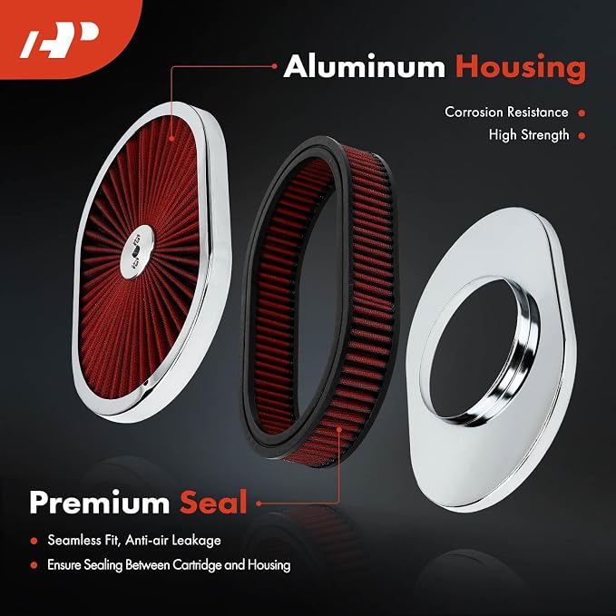 A-Premium Universal Air Cleaner Filter Assembly - Image 3